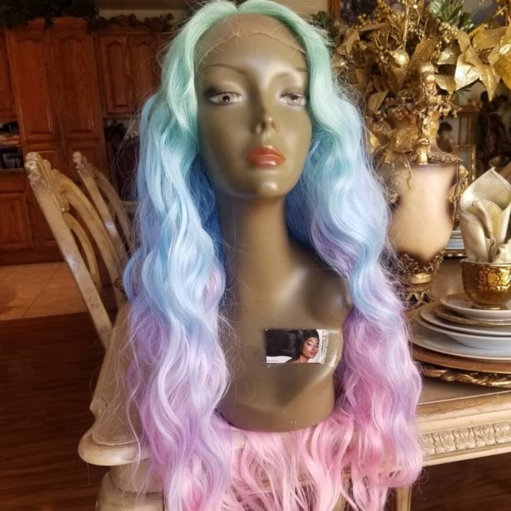 Rainbow Beauty Lace Front Wig - Thumbnail 5