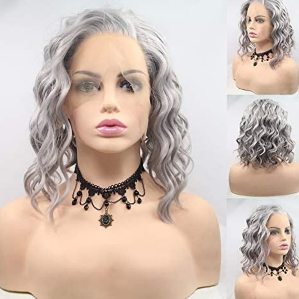 Silver Gray Beauty Lace Front Wig