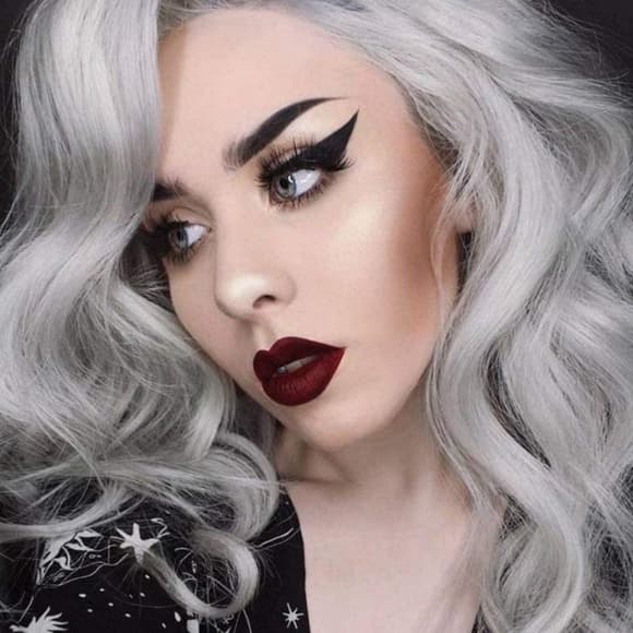 Silver Gray Beauty Lace Front Wig - Thumbnail 8