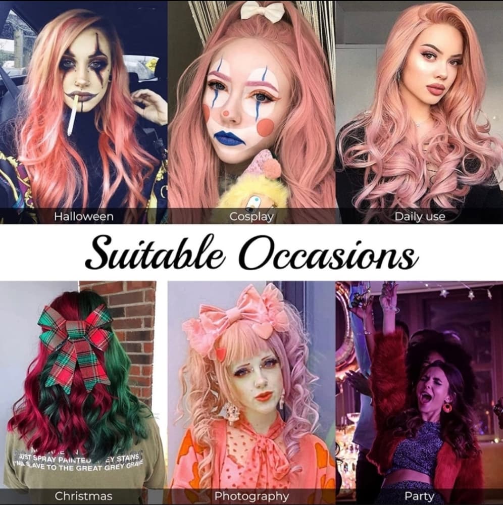Pink Full Head clip in Extension - Thumbnail 2