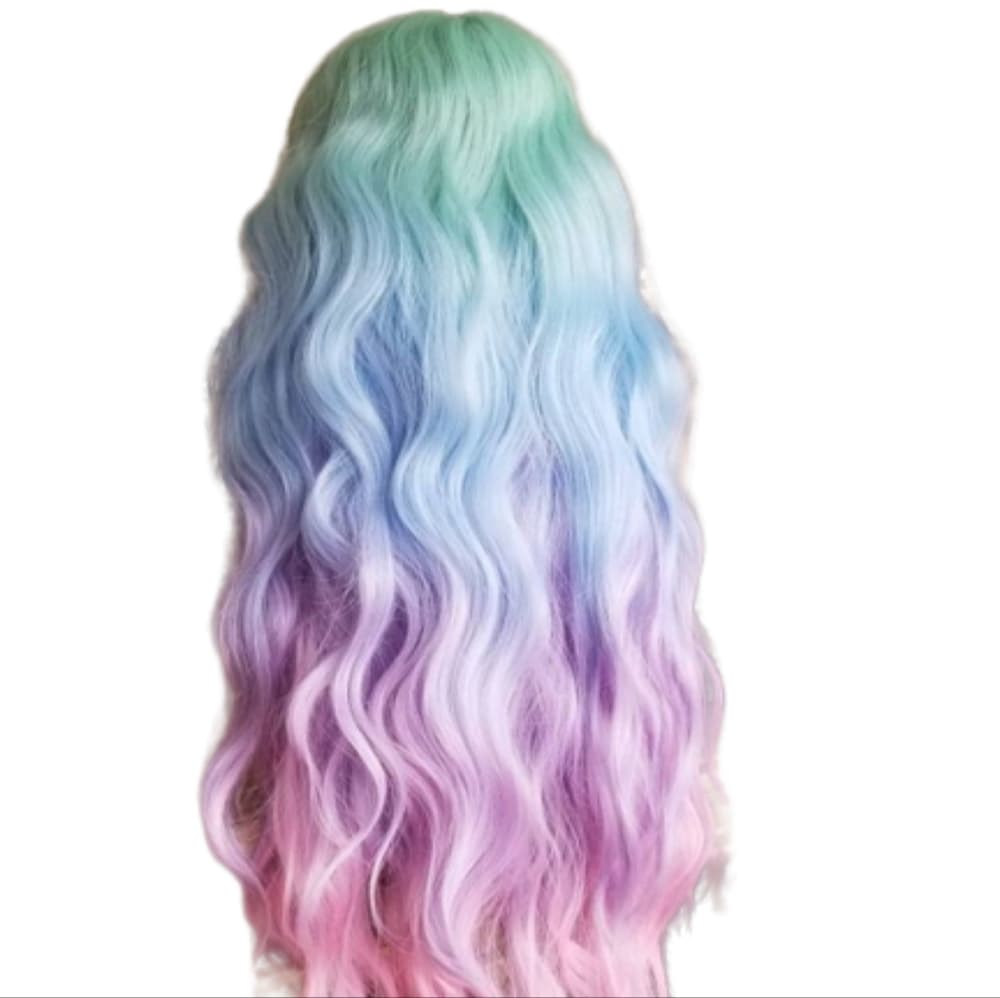 Rainbow Beauty Lace Front Wig - Thumbnail 11