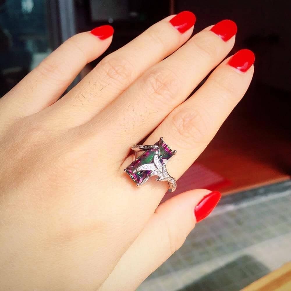 Mystic Topaz Ring - Thumbnail 4