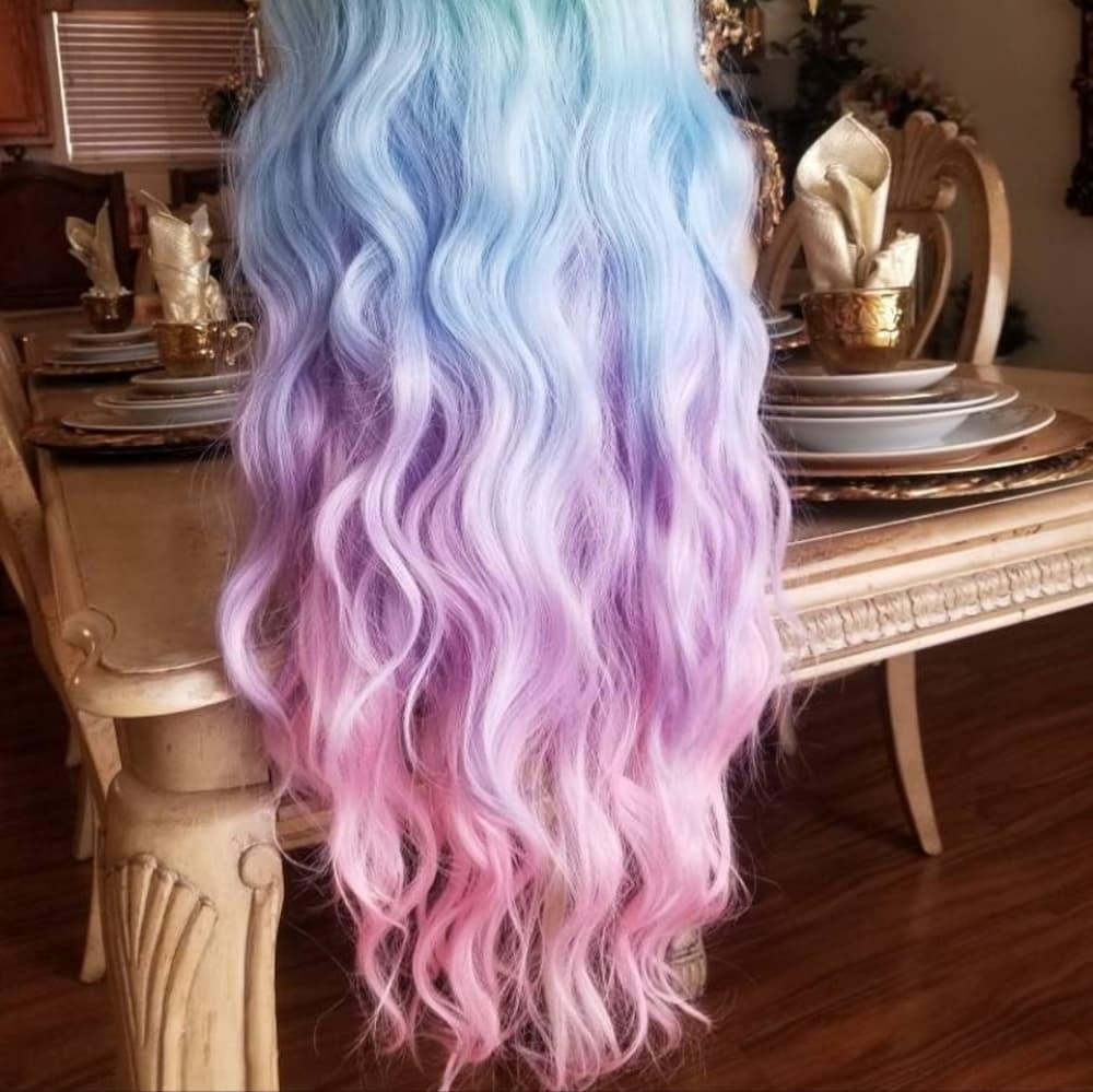 Rainbow Beauty Lace Front Wig - Thumbnail 10