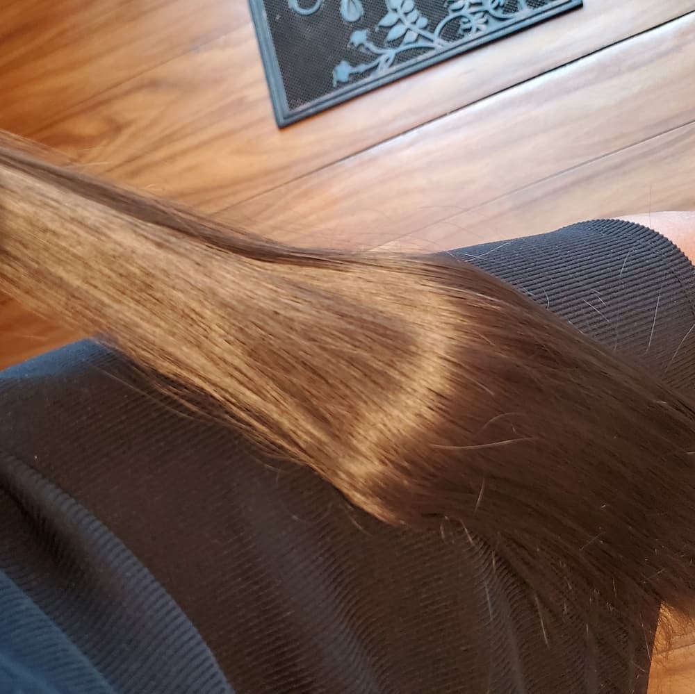 Dark Brown Full Head Clip In Extension - Thumbnail 7