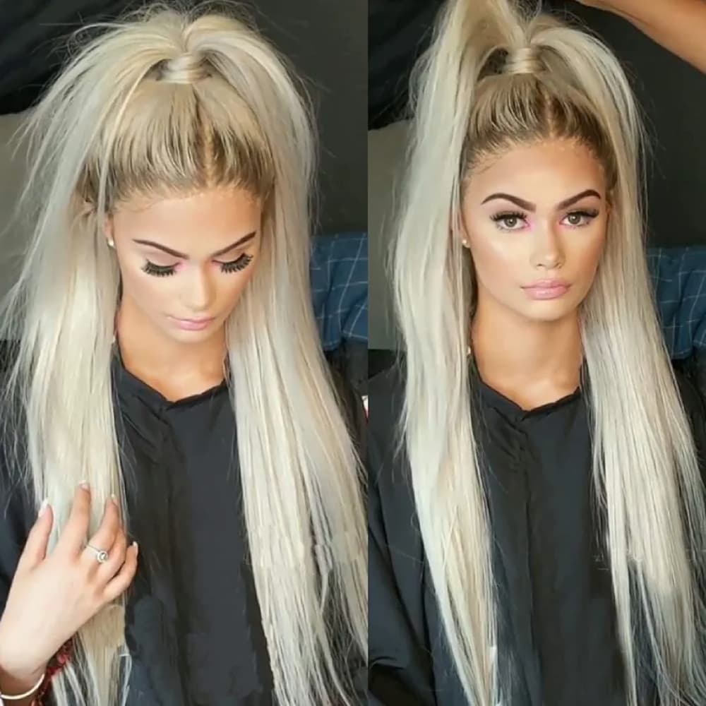 Ombre Blonde Beauty Lace Front Wig - Thumbnail 2