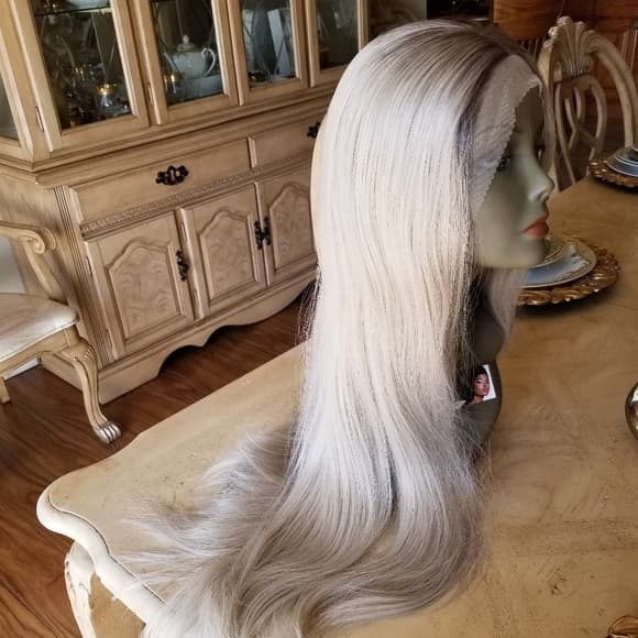 Ombre Blonde Lace Front Wig - Thumbnail 9