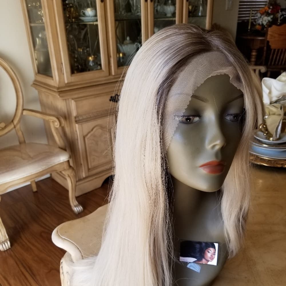 Ombre Blonde Lace Front Wig - Thumbnail 6