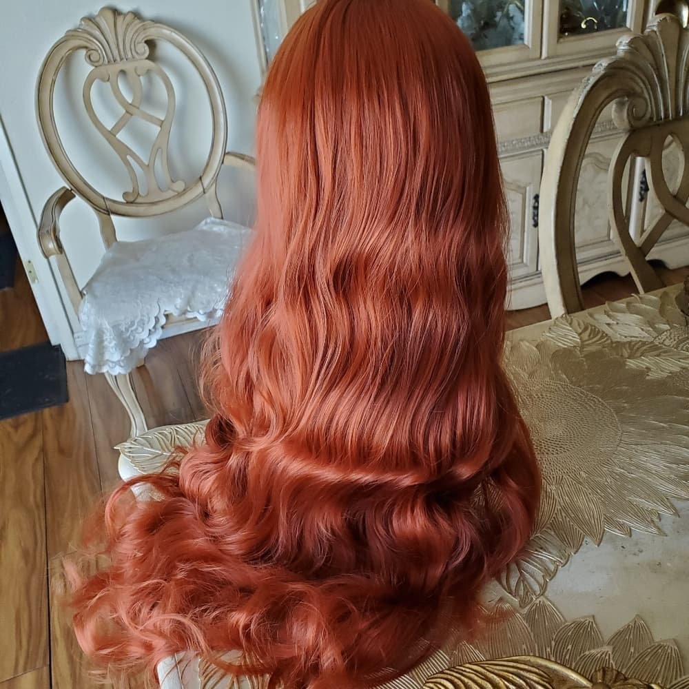 Copper Beauty Lace Front Wig - Thumbnail 7