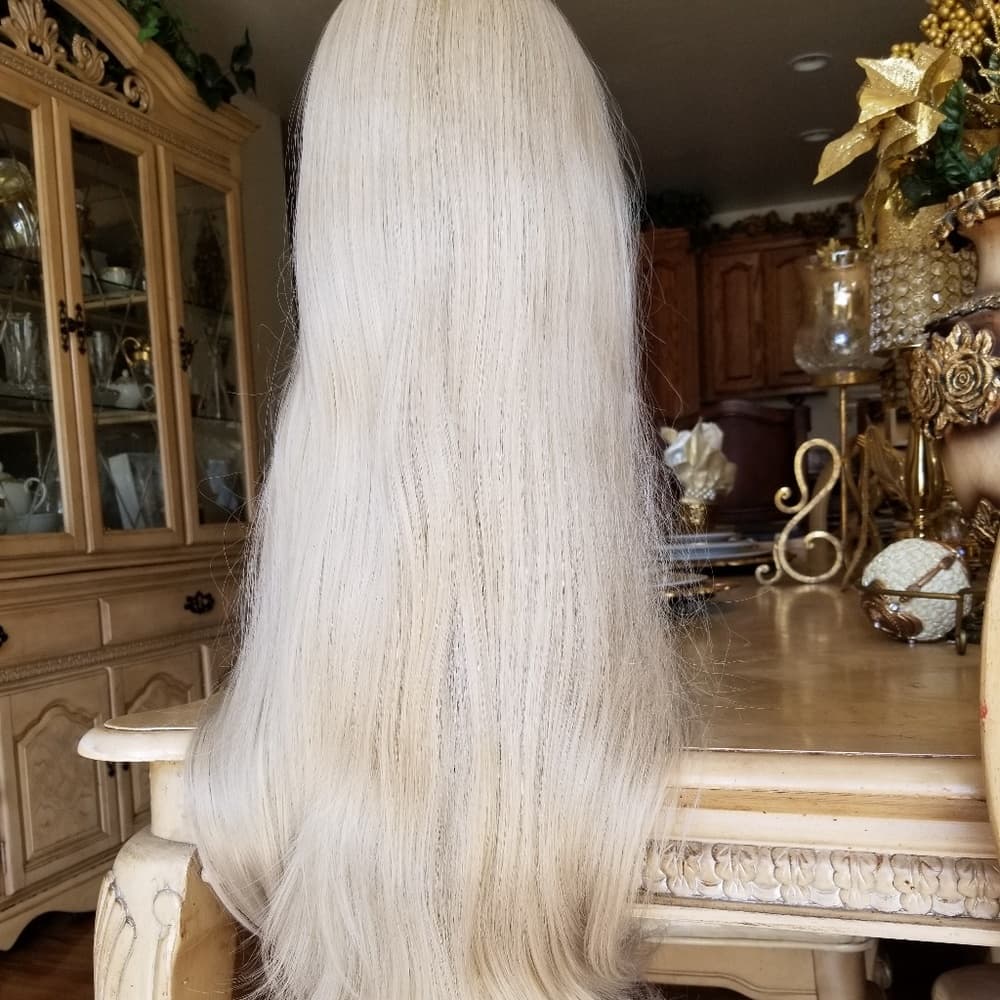 Ombre Blonde Lace Front Wig - Thumbnail 4