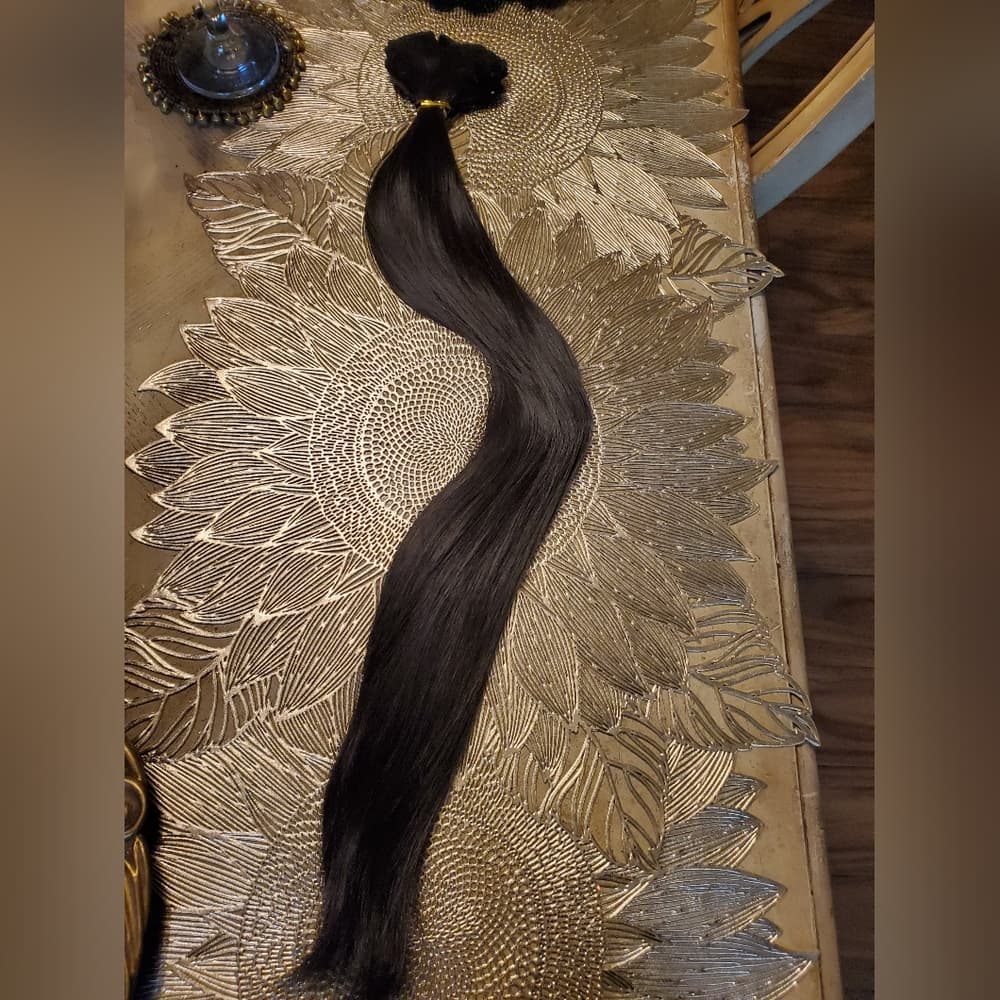 Dark Brown Full Head Clip In Extension - Thumbnail 5