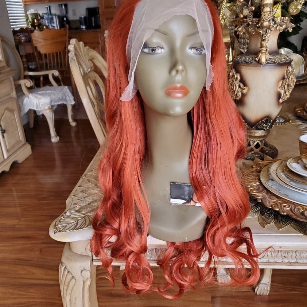 Copper Beauty Lace Front Wig - Thumbnail 5