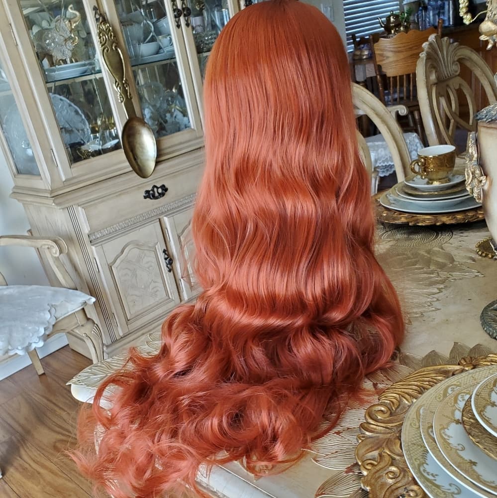 Copper Beauty Lace Front Wig - Thumbnail 2