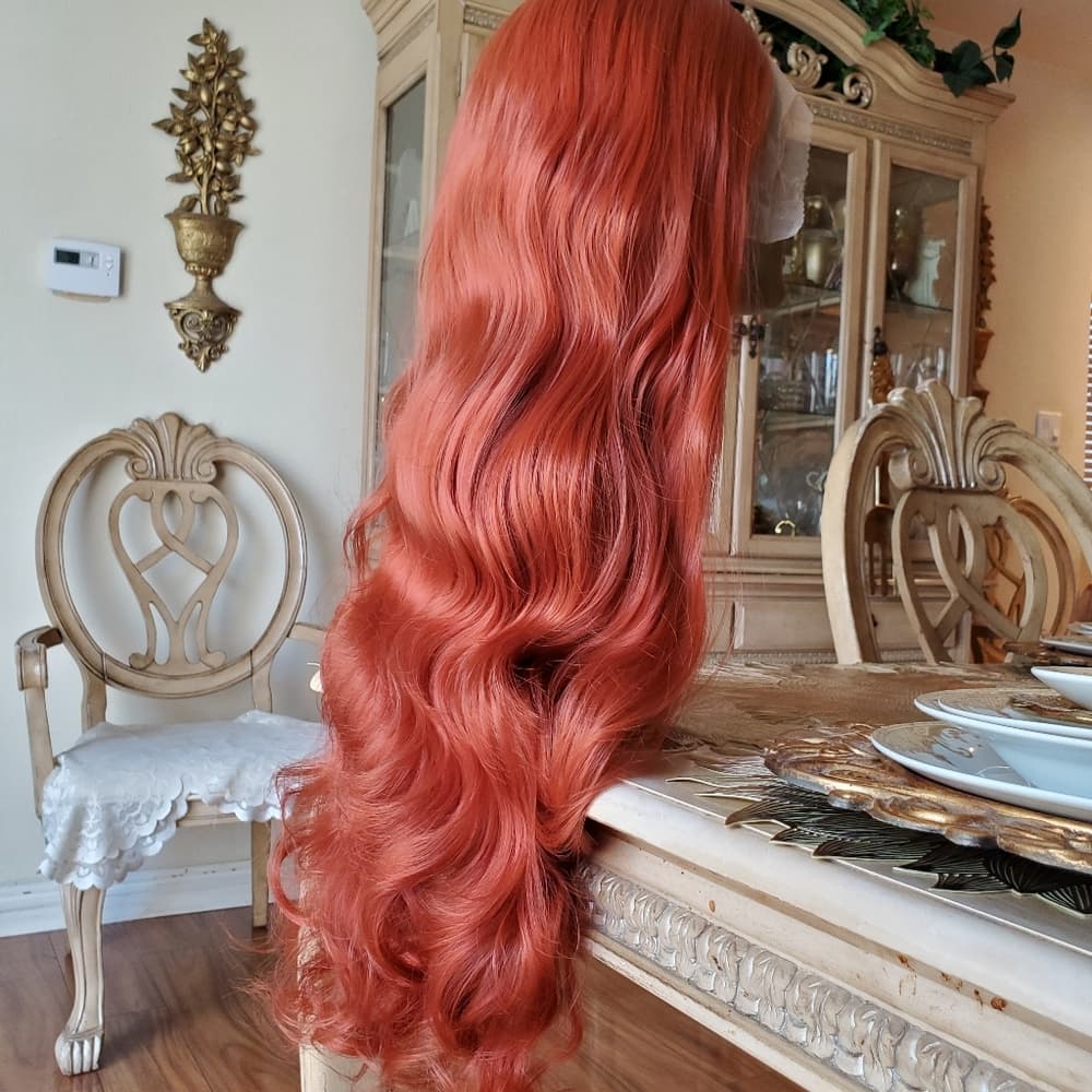 Copper Beauty Lace Front Wig - Thumbnail 8