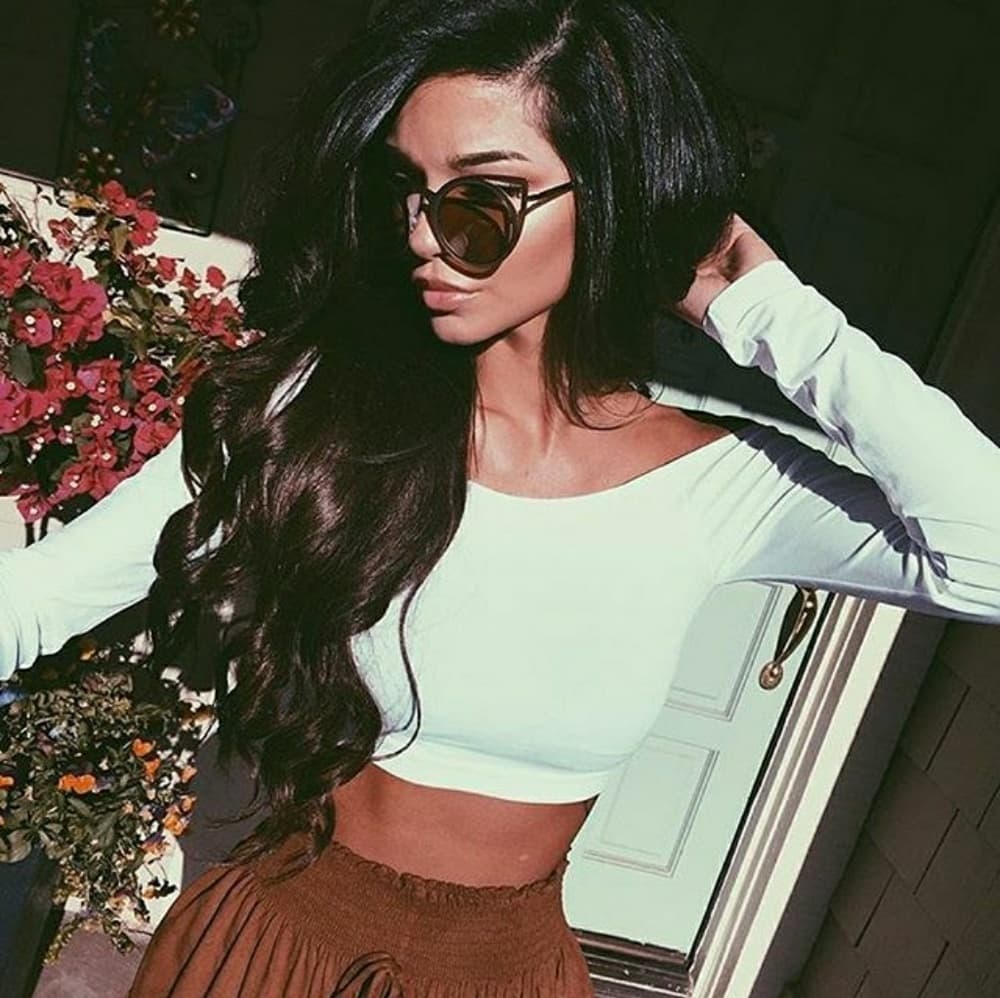 Dark Brown Full Head Clip In Extension