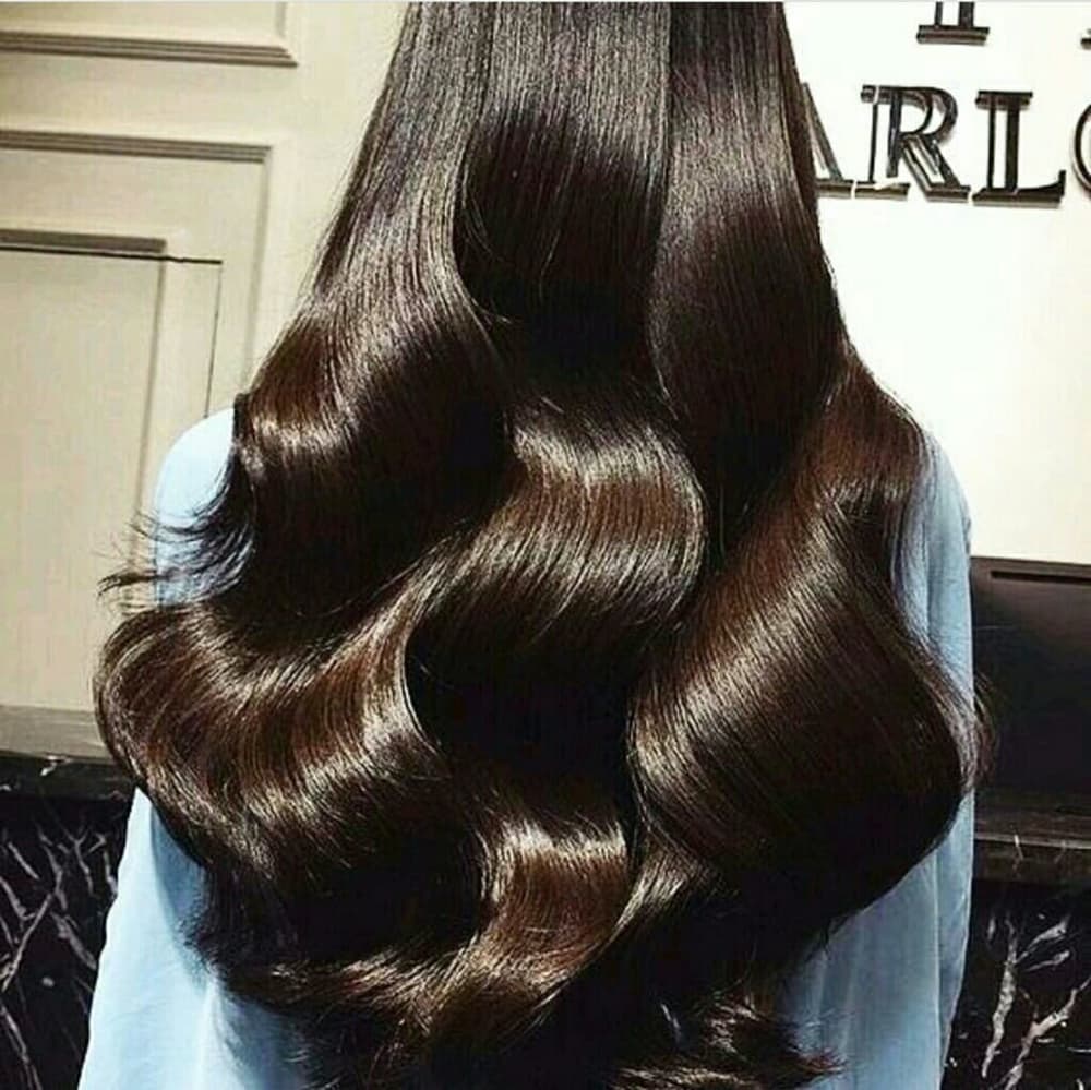 Dark Brown Full Head Clip In Extension - Thumbnail 4