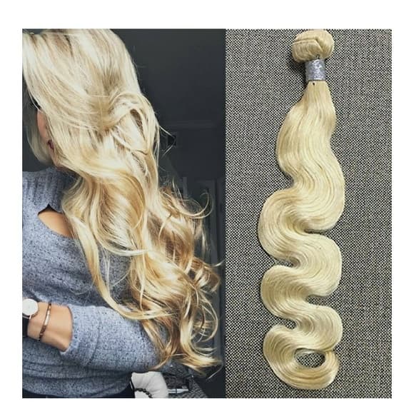 Blonde Remy Human Hair Weft - Thumbnail 6