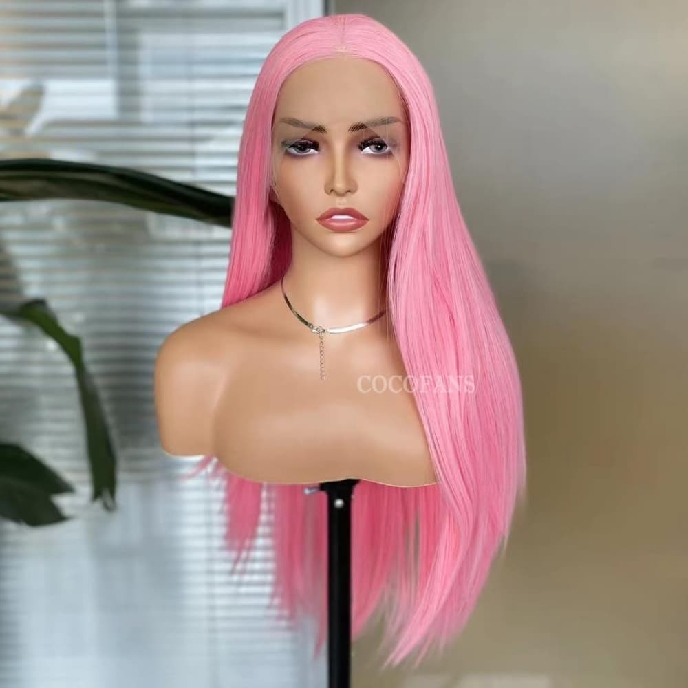 Pink Beauty Lace Front Wig - Thumbnail 3
