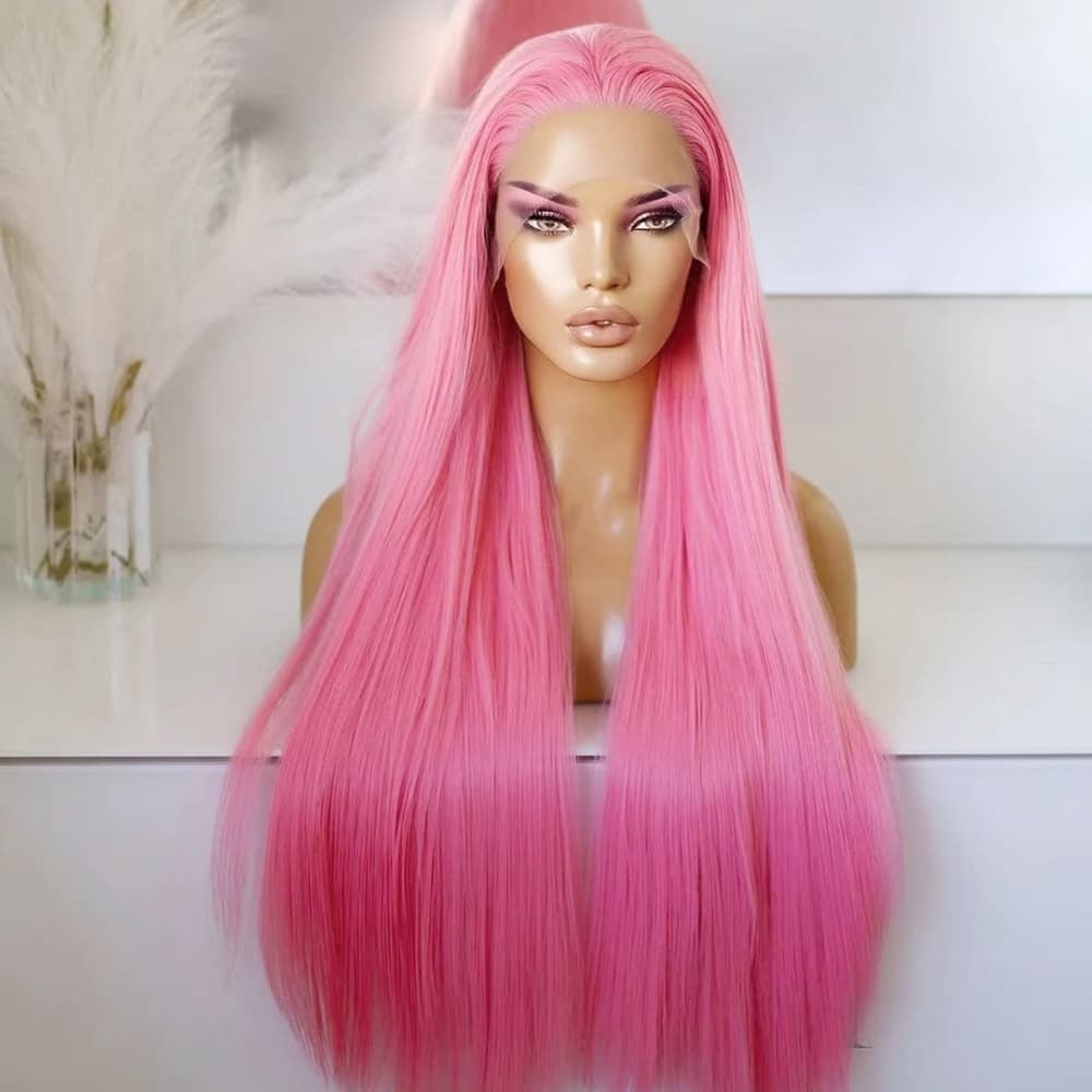 Pink Beauty Lace Front Wig - Thumbnail 2
