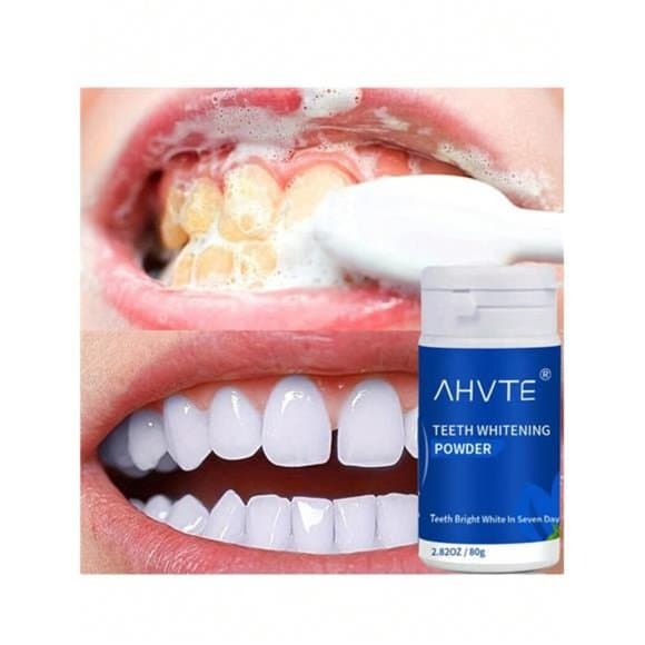 80g Whitening Teeth Powder Remover Stains from Coffee and Smoking - Thumbnail 17