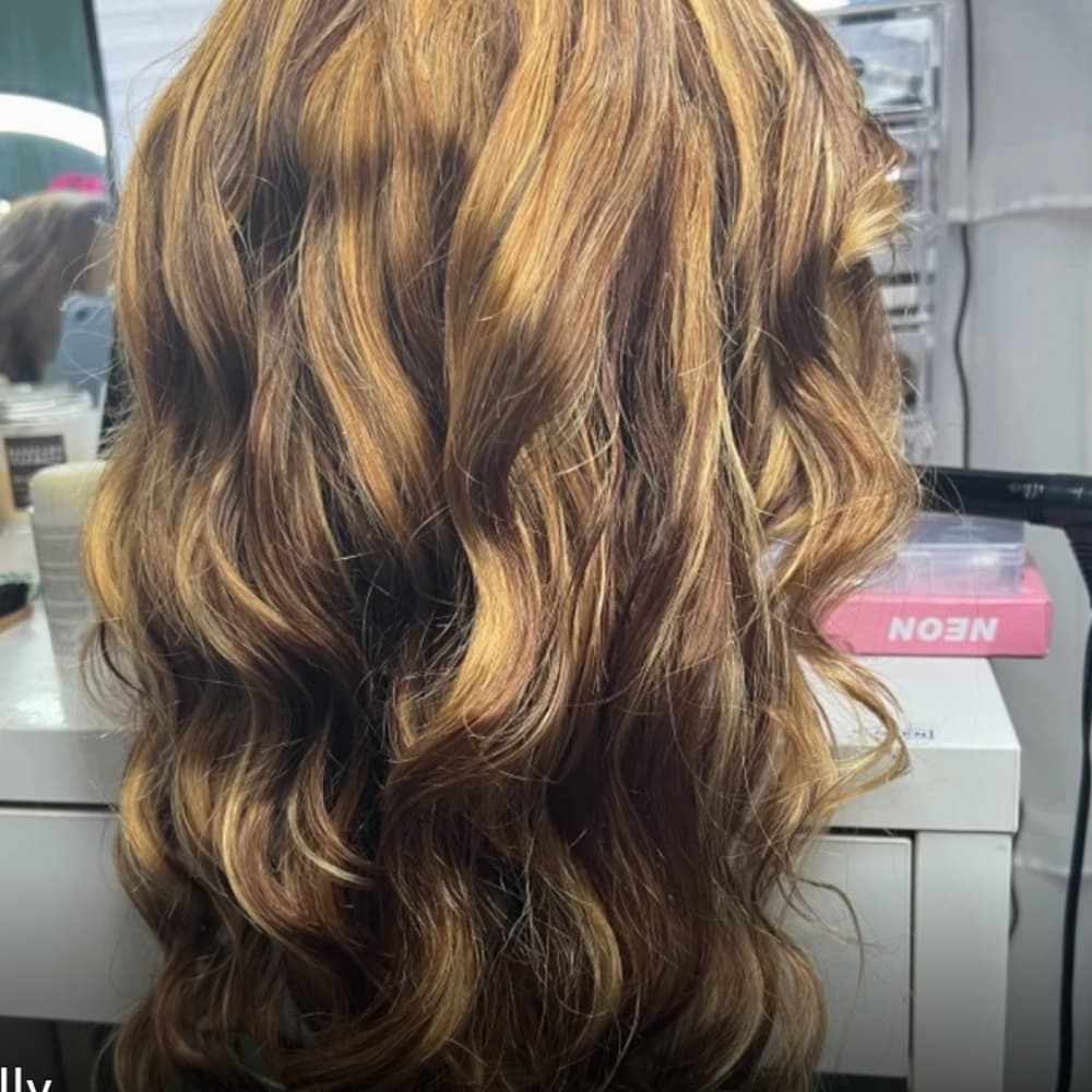 Human Hair Lace Front Wig 16-20 inches - Thumbnail 2