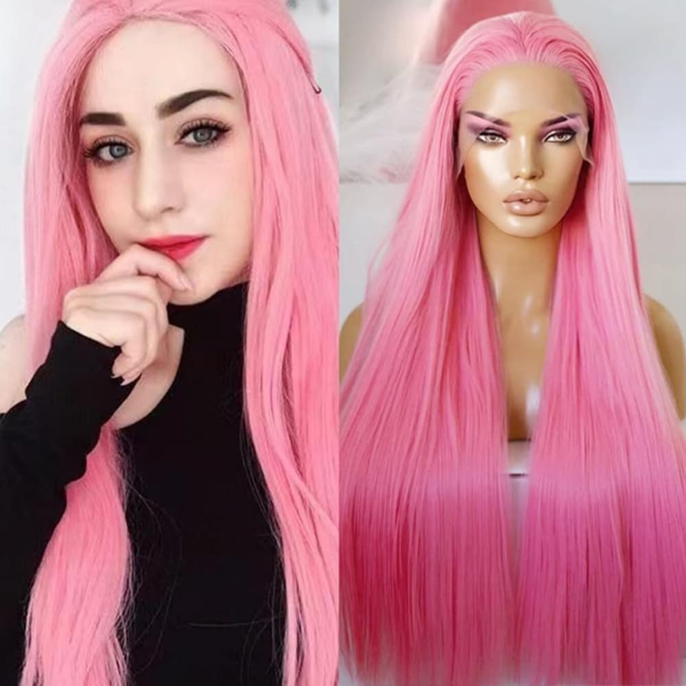 Pink Beauty Lace Front Wig - Thumbnail 8