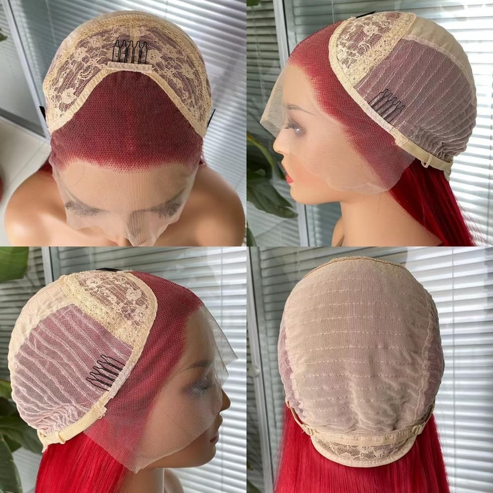 Red Beauty Lace Front Wig - Thumbnail 5