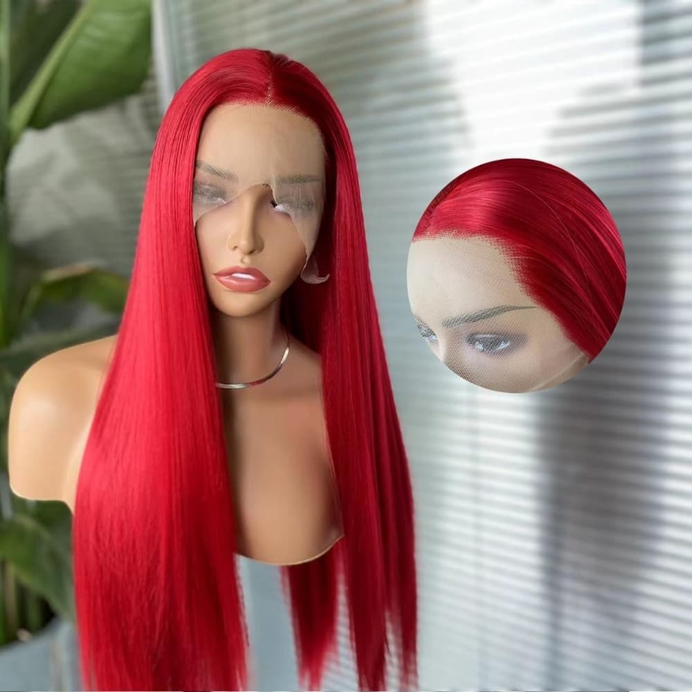 Red Beauty Lace Front Wig - Thumbnail 3