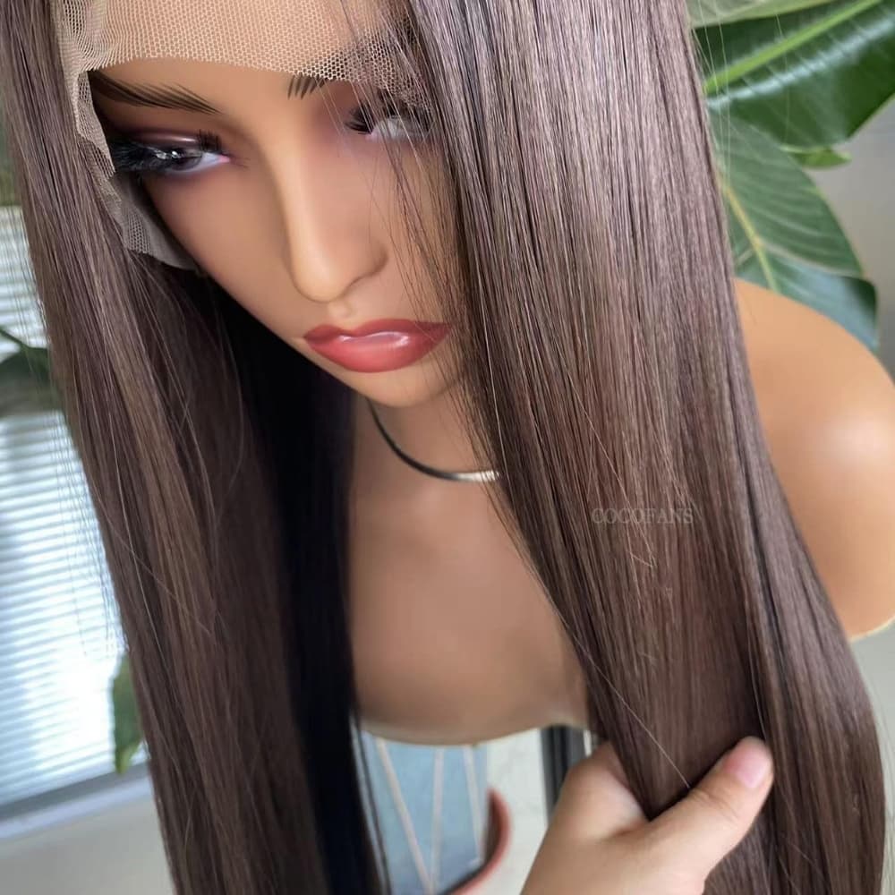 Brown Beauty Lace Front Wig - Thumbnail 4