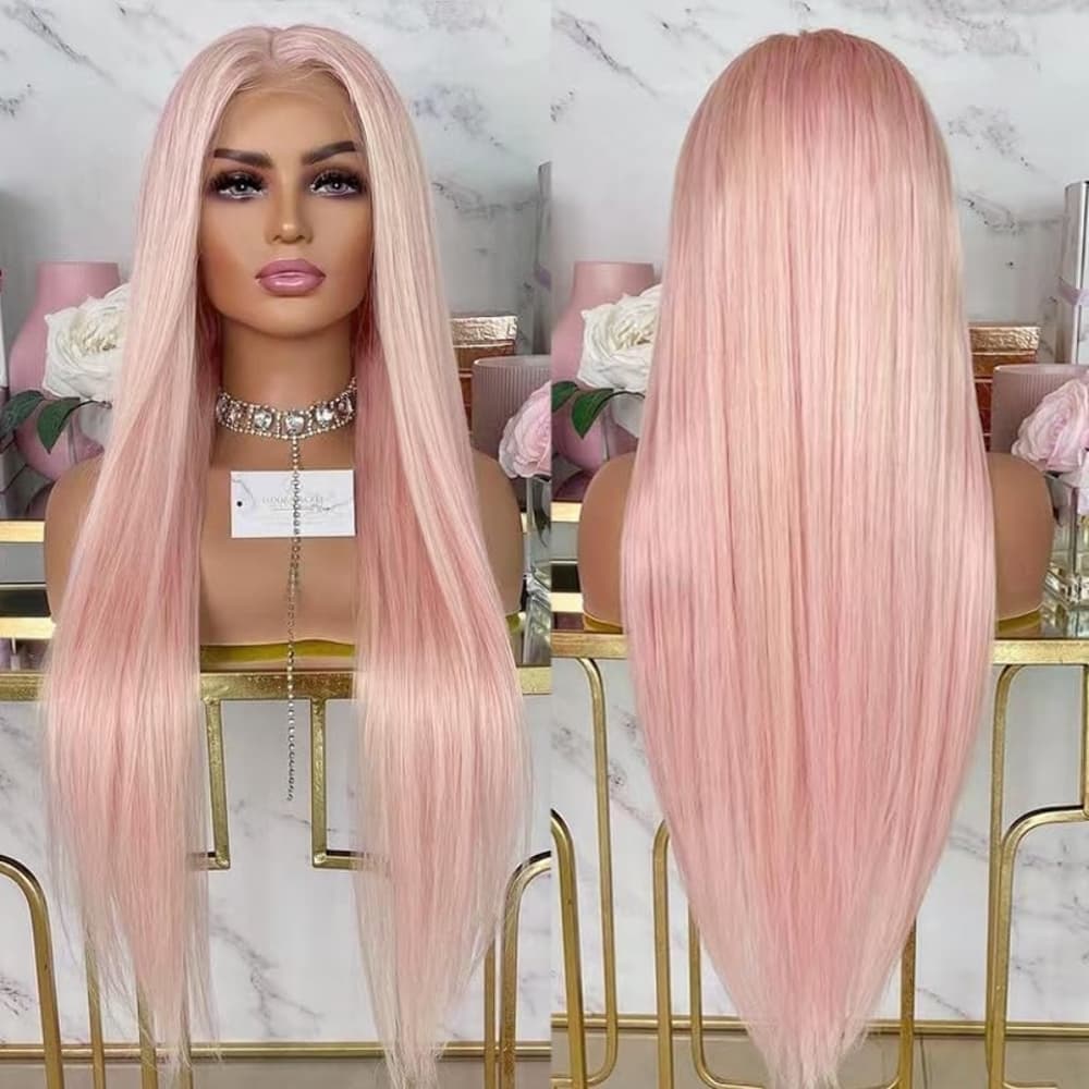 Pink Beauty Lace Front Wig - Thumbnail 2
