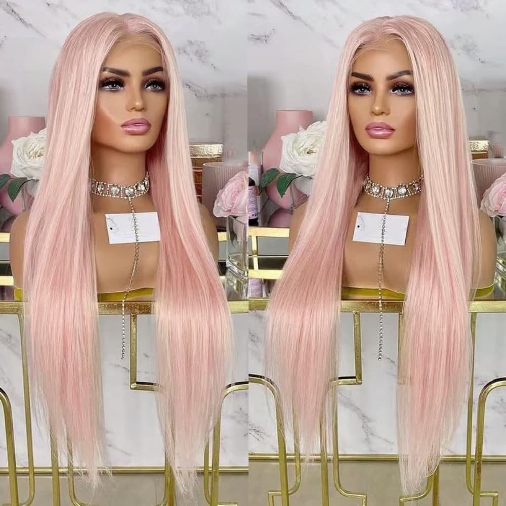 Pink Beauty Lace Front Wig