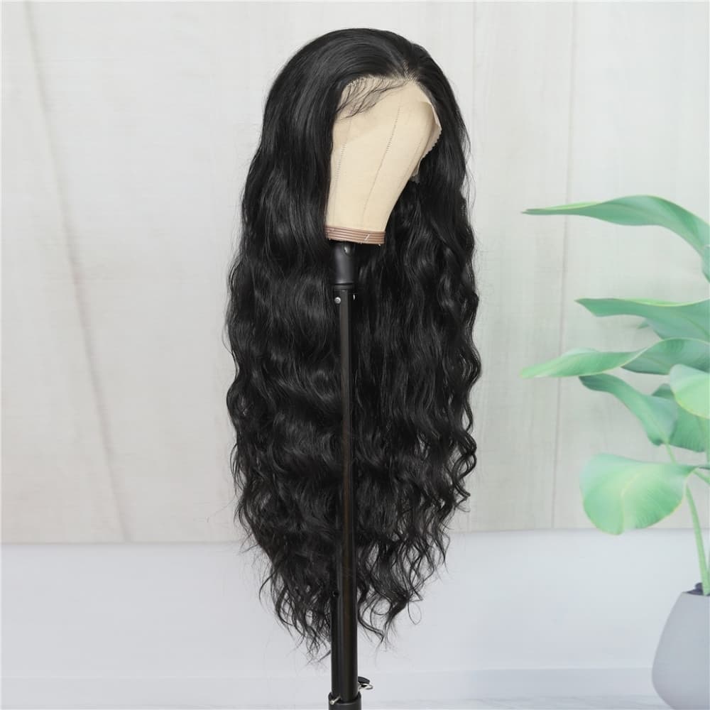 Black Beautiful Lace Front Wigq - Thumbnail 5