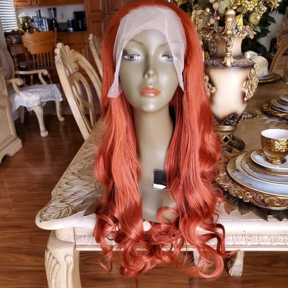 Copper Beauty Lace Front Wig - Thumbnail 14