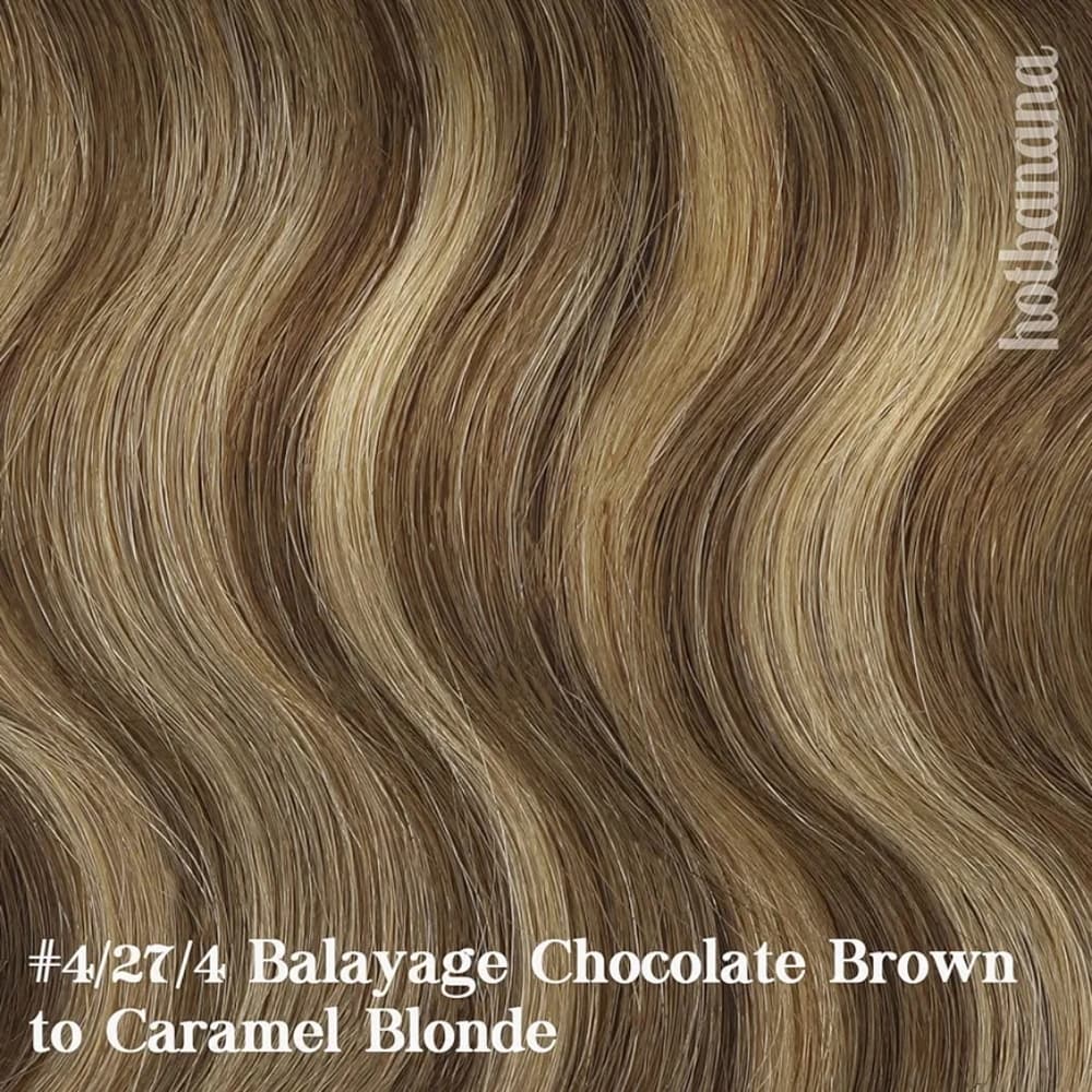 Brazilian Balayage Clip in Extensions 16 inches - Thumbnail 3