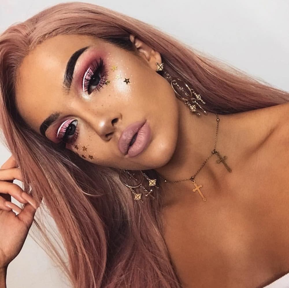 Pink Beauty Lace Front Wig - Thumbnail 7
