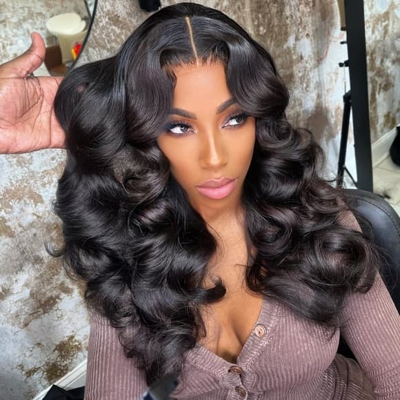 Raw Beauty Human Hair Lace Wig - Thumbnail 7