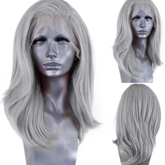 GrayvBeautiful Lace Front Wig - Thumbnail 2