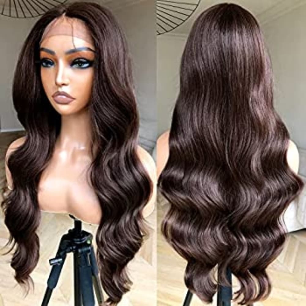 Dark Brown LaceFront Wig 22-24 inches - Thumbnail 2