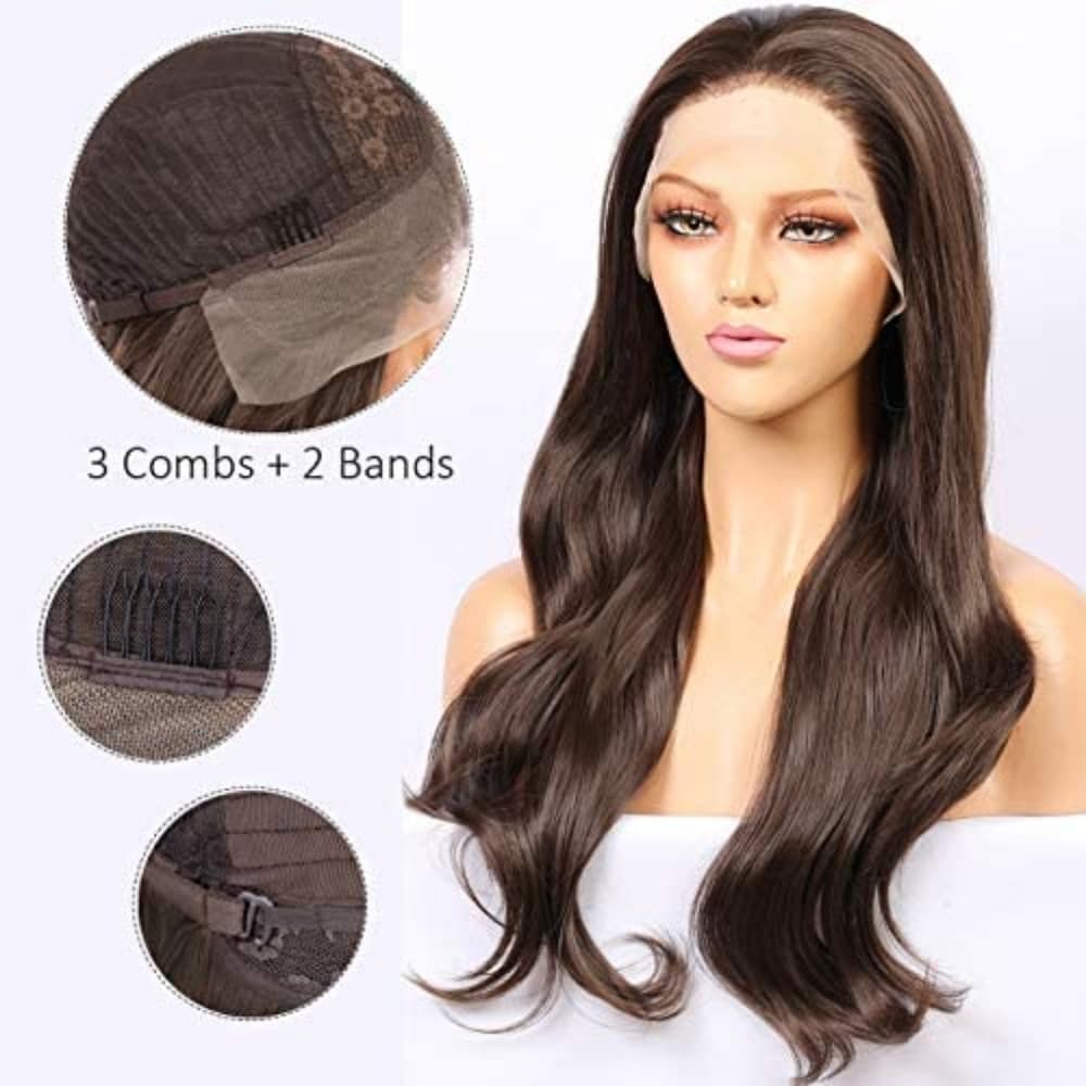 Dark Brown LaceFront Wig 22-24 inches - Thumbnail 5