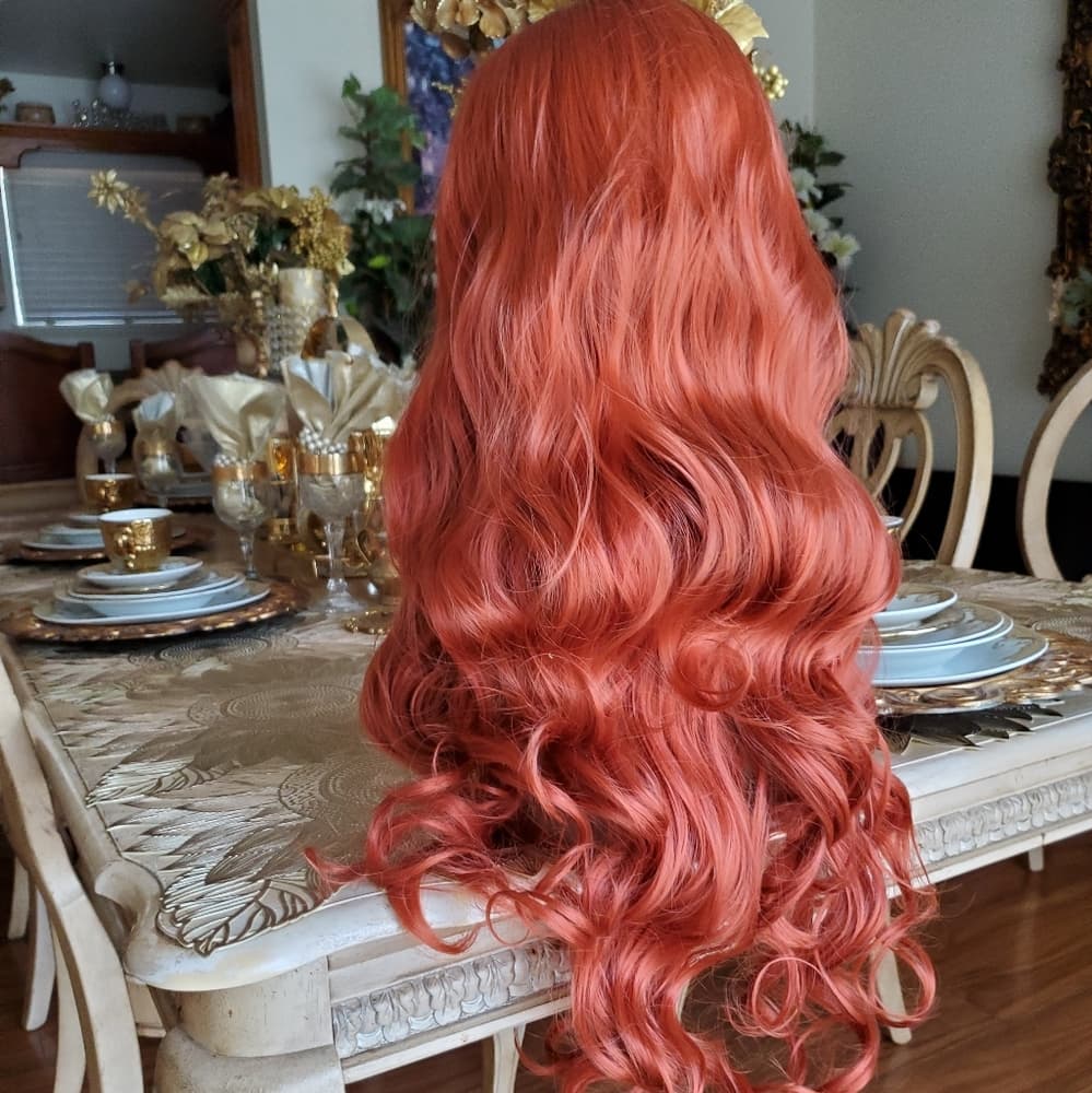Copper Beauty Lace Front Wig - Thumbnail 10