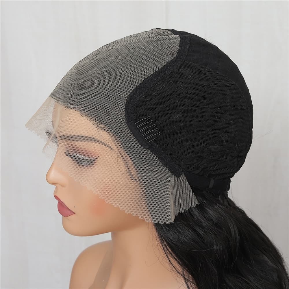 Black Beautiful Lace Front Wigq - Thumbnail 6