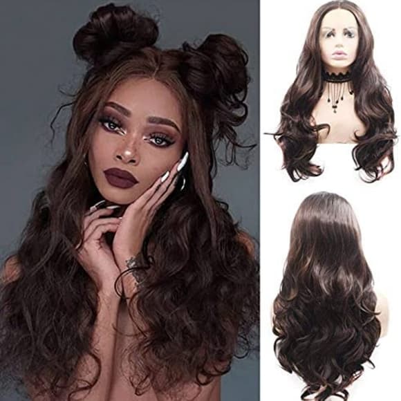Dark Brown LaceFront Wig 22-24 inches - Thumbnail 8