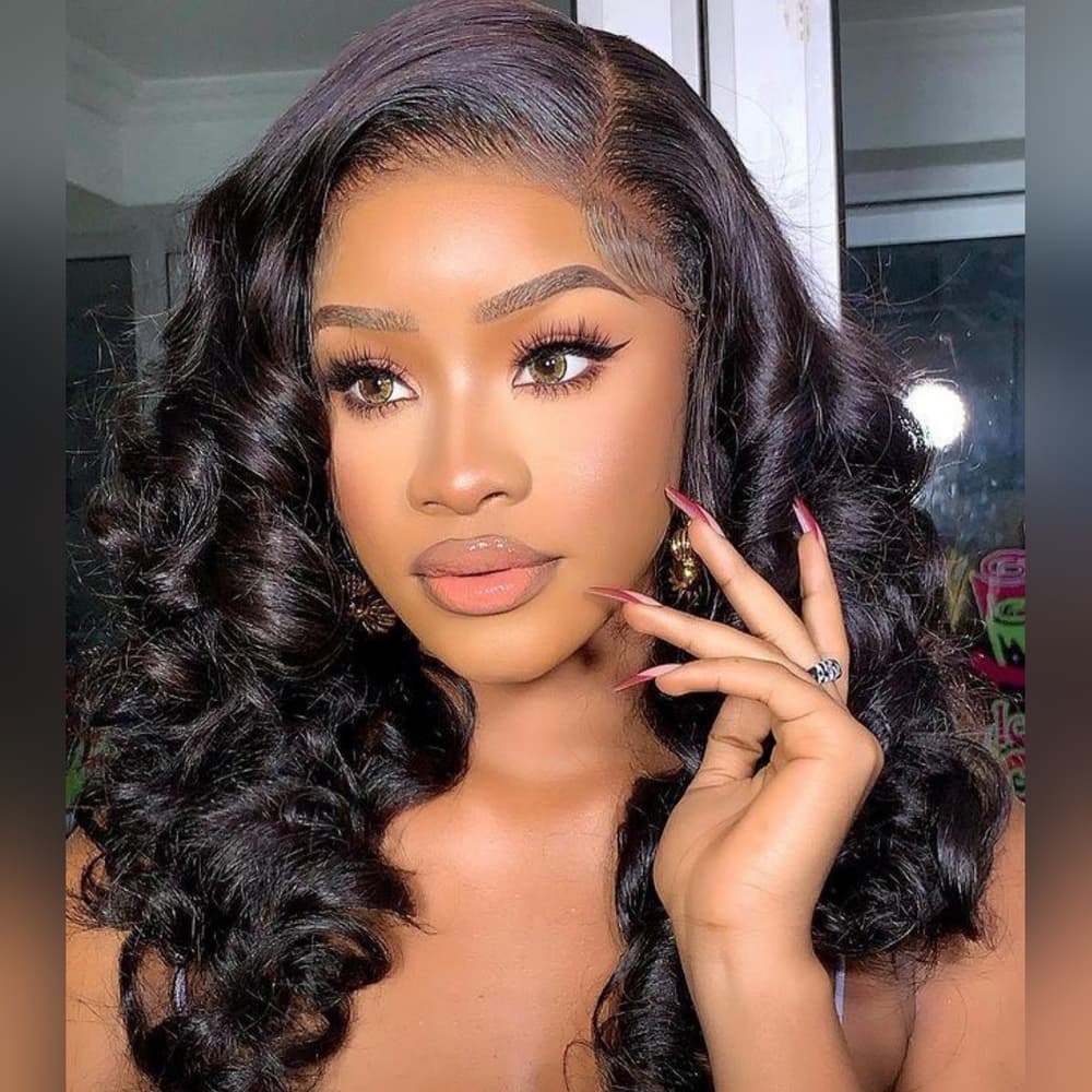 Raw Beauty Human Hair Lace Wig - Thumbnail 4