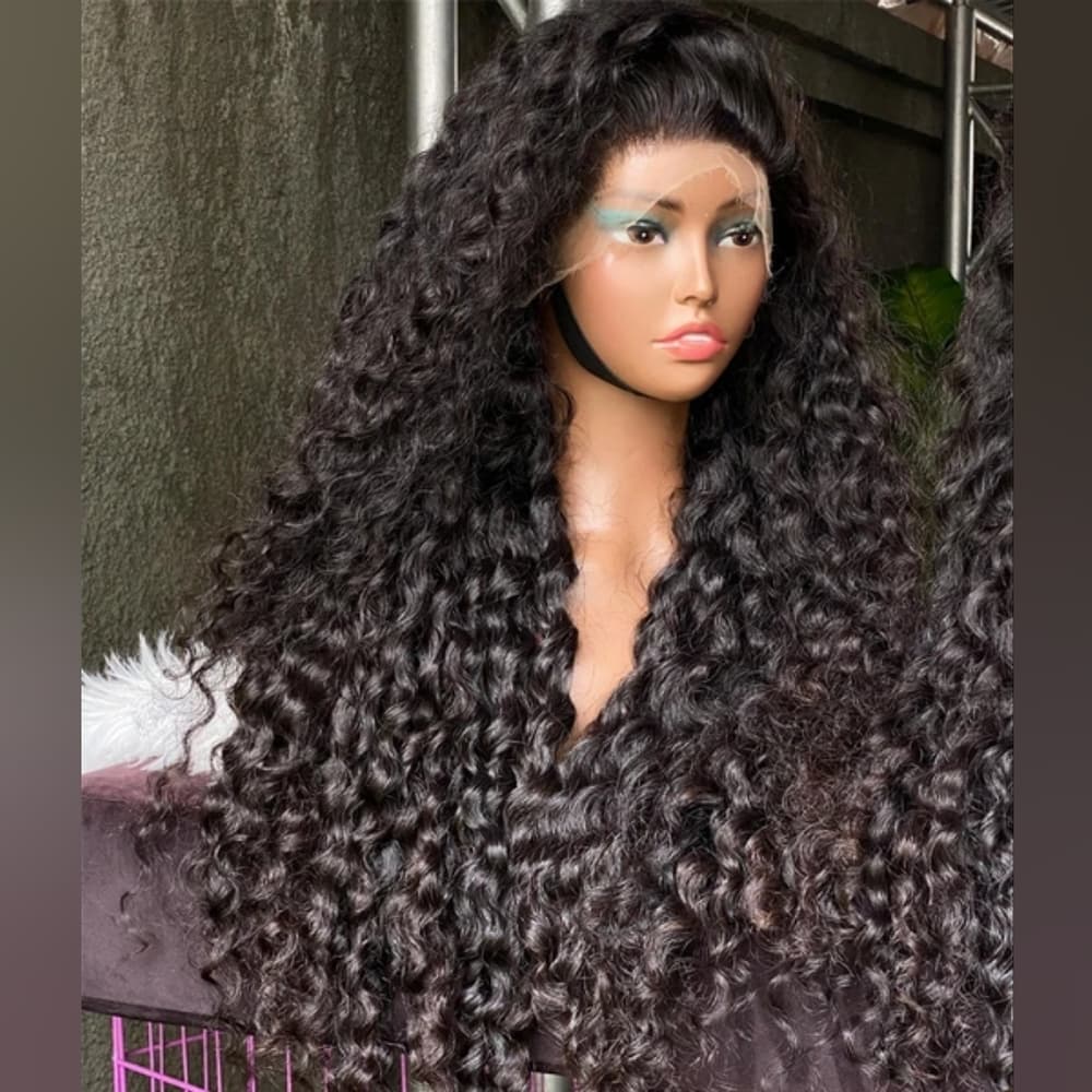 Curly Beauty Human Hair Lace Wig - Thumbnail 2