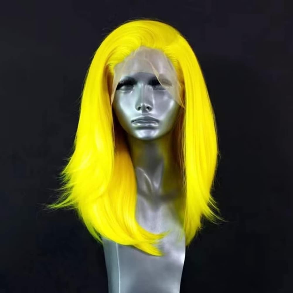 Yellow Beauty Lace Front Wig
