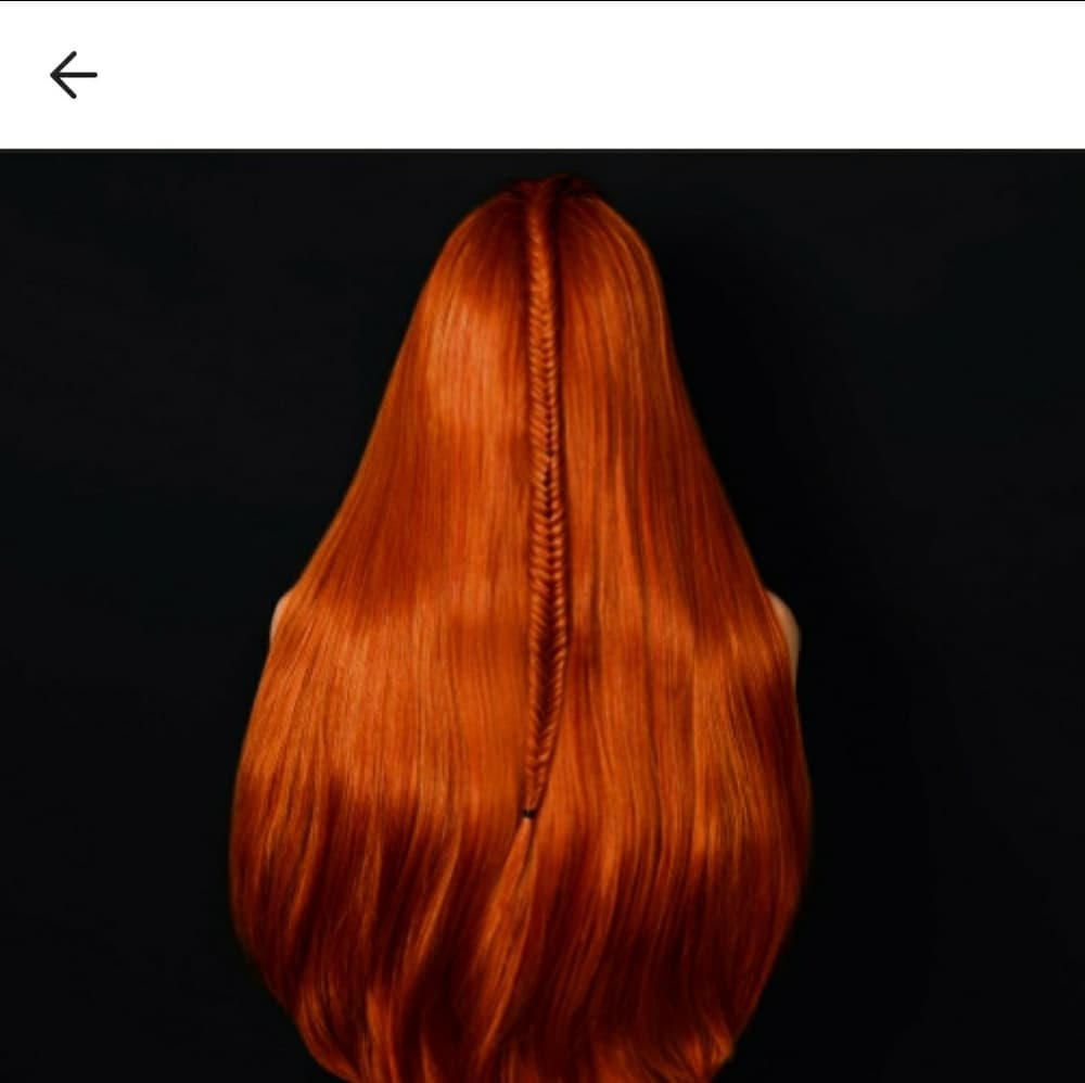 Orange Red Beauty LaceFront Wig 24-26 invhes