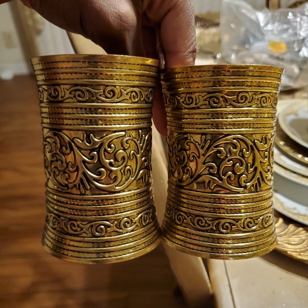 Beautiful Gold Vintage Bangles - Thumbnail 3