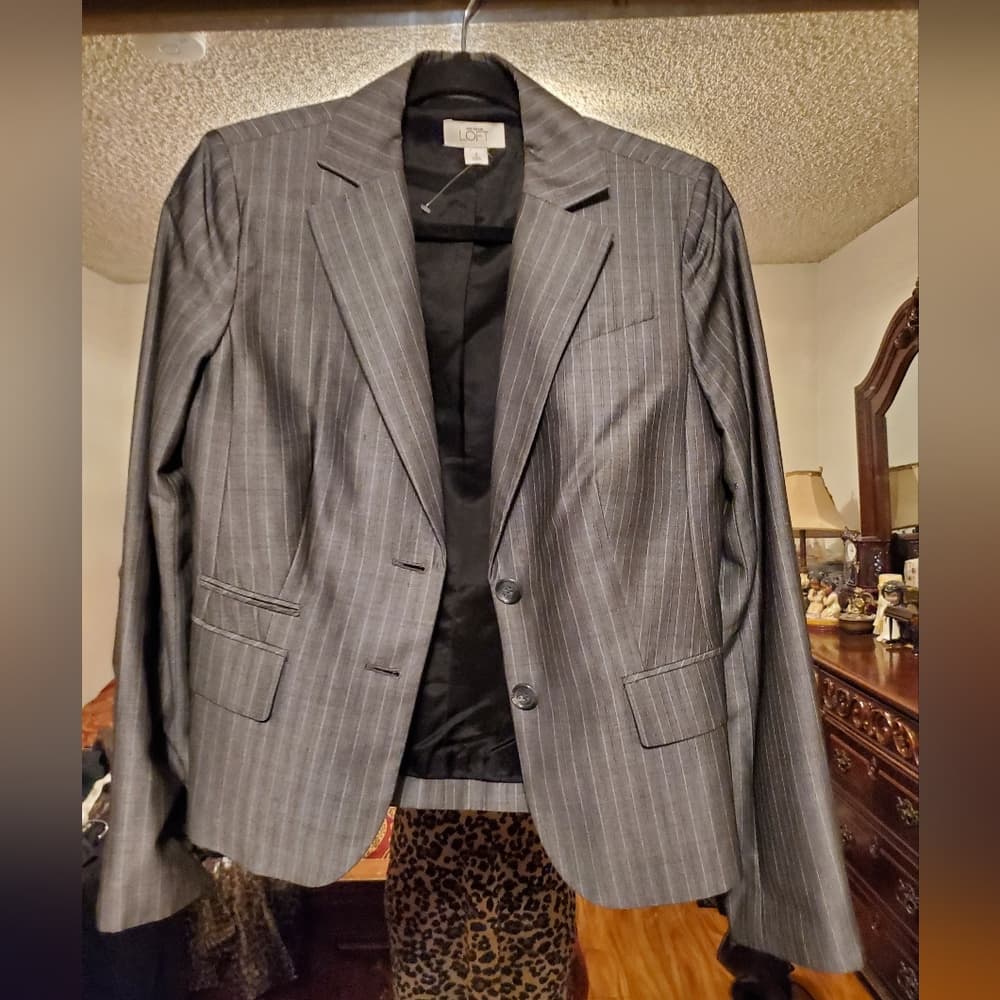 Loft Gray Jacket Brand New - Thumbnail 6