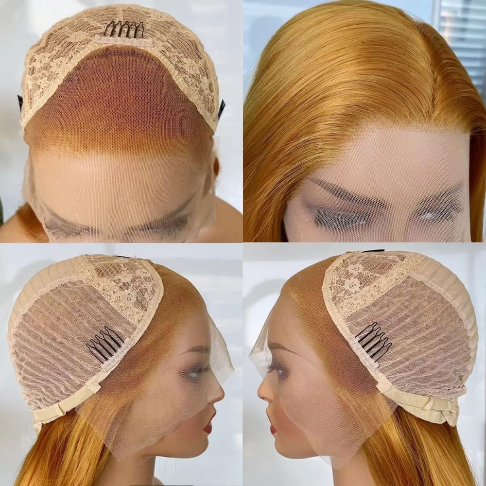 Light Orange Beauty Lace Front Wig - Thumbnail 4