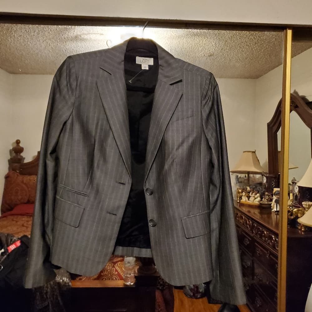Loft Gray Jacket Brand New