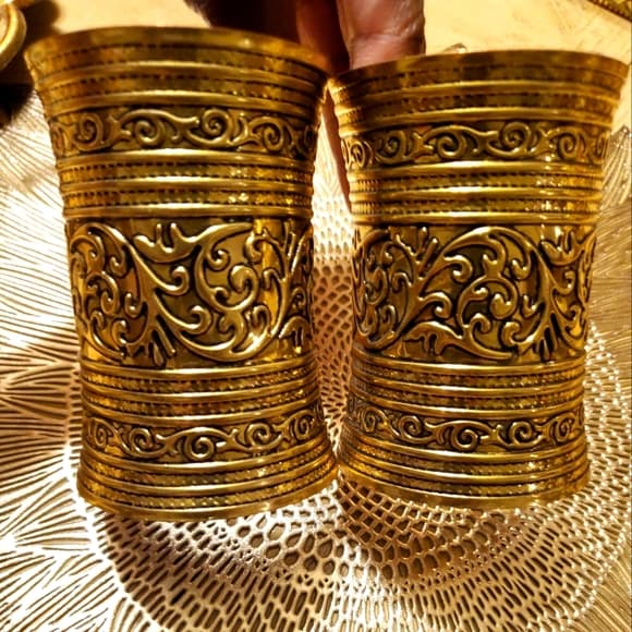 Beautiful Gold Vintage Bangles - Thumbnail 8